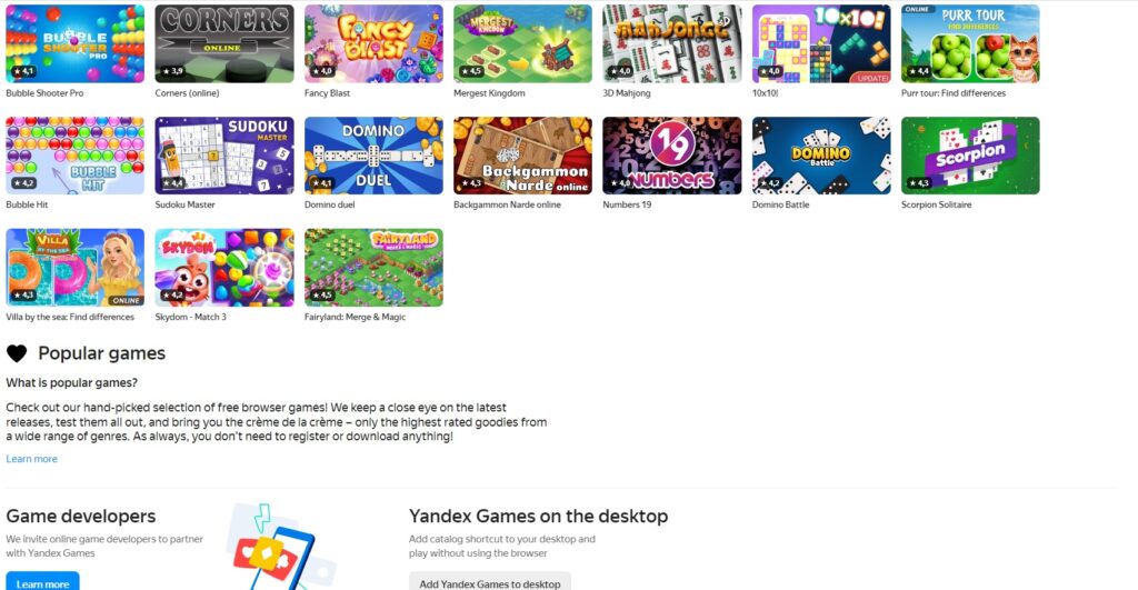 Is Yandex Games Safe