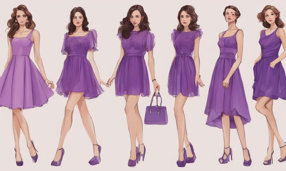 Purple Dresses