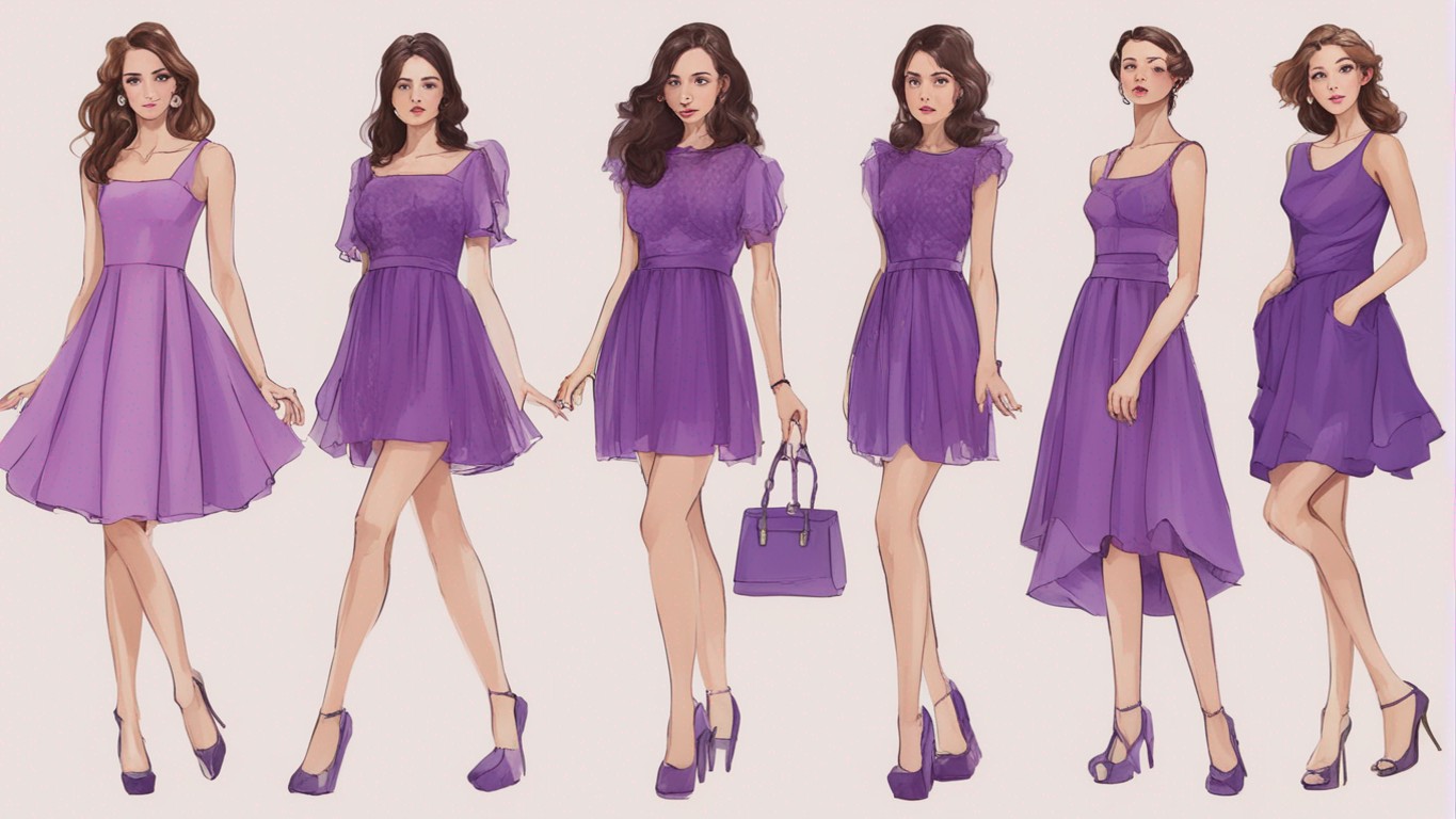 Purple Dresses