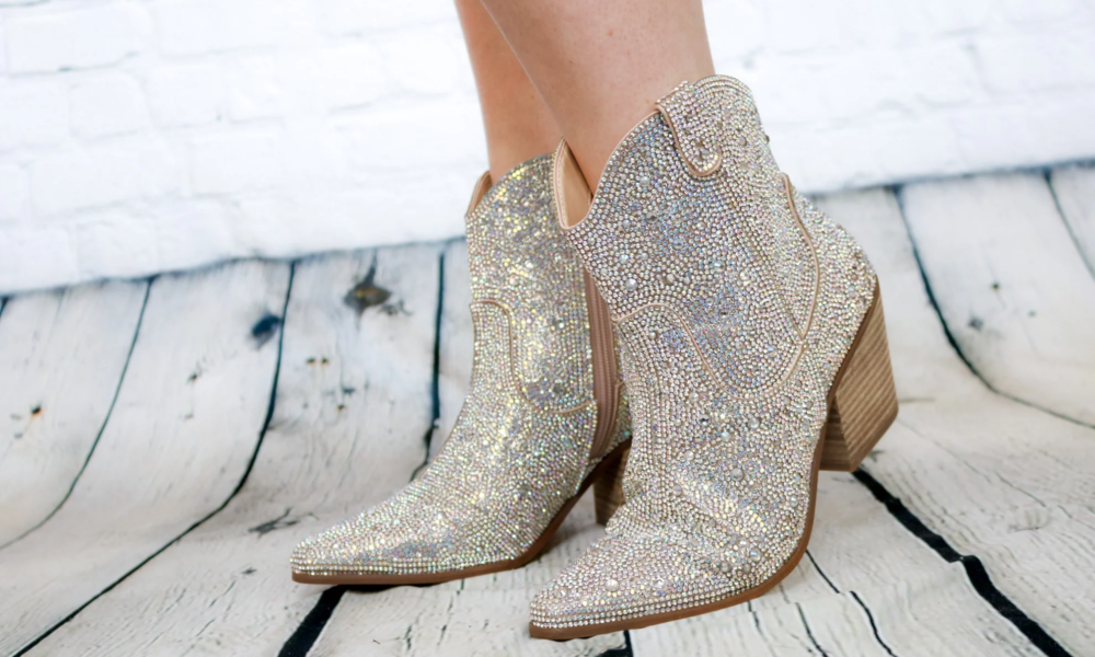 Rhinestone Boots for Women