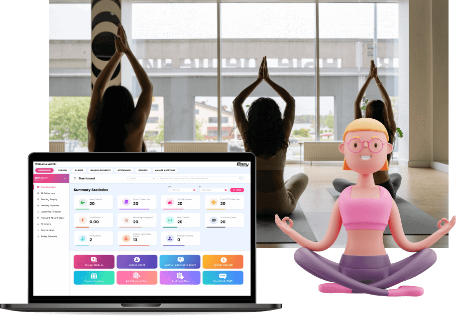 Yoga Studio Management Software