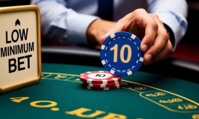 på ett casino